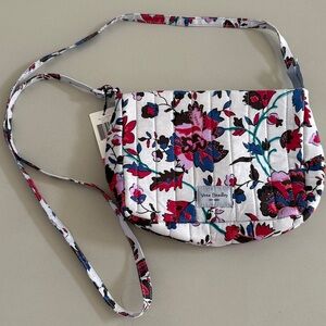 Feminine, Cottage Core Vera Bradley Vineyard Floral Pattern MiniCrossbody Bag